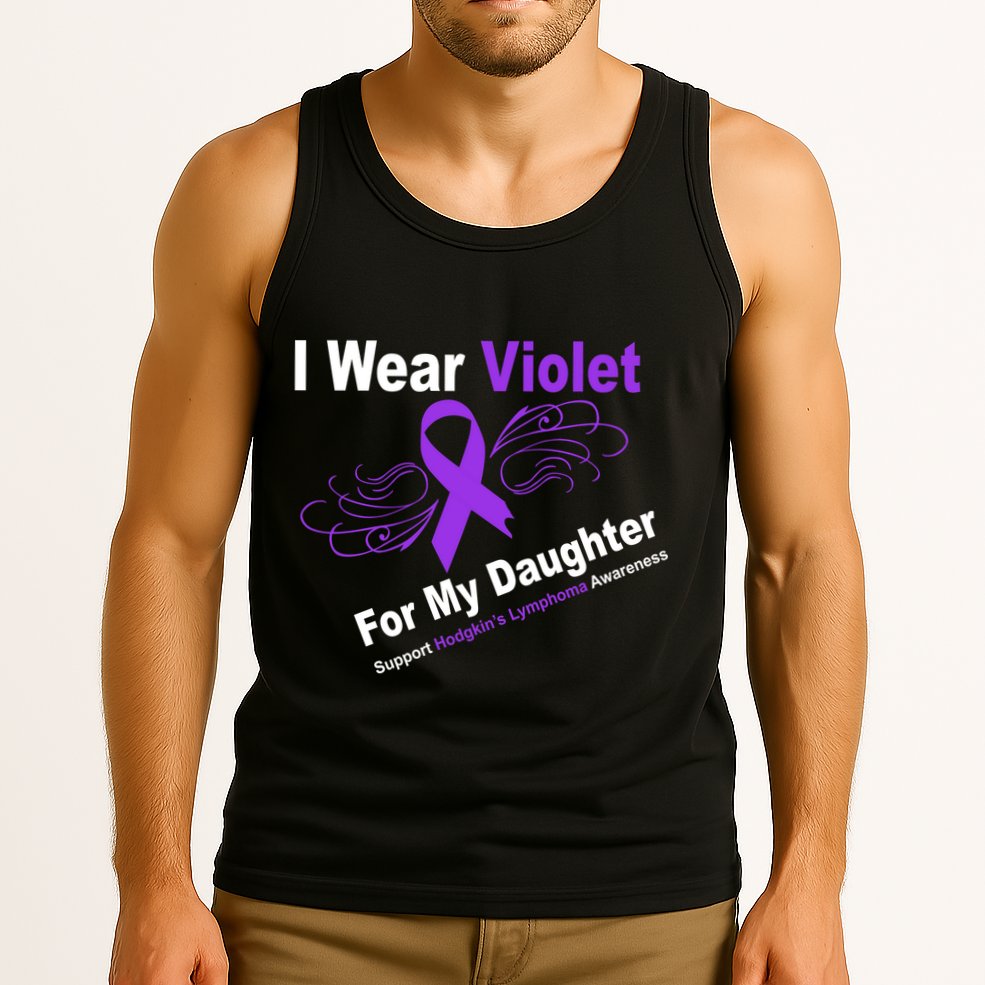 I Wear Violet For My Daughter Tank Top