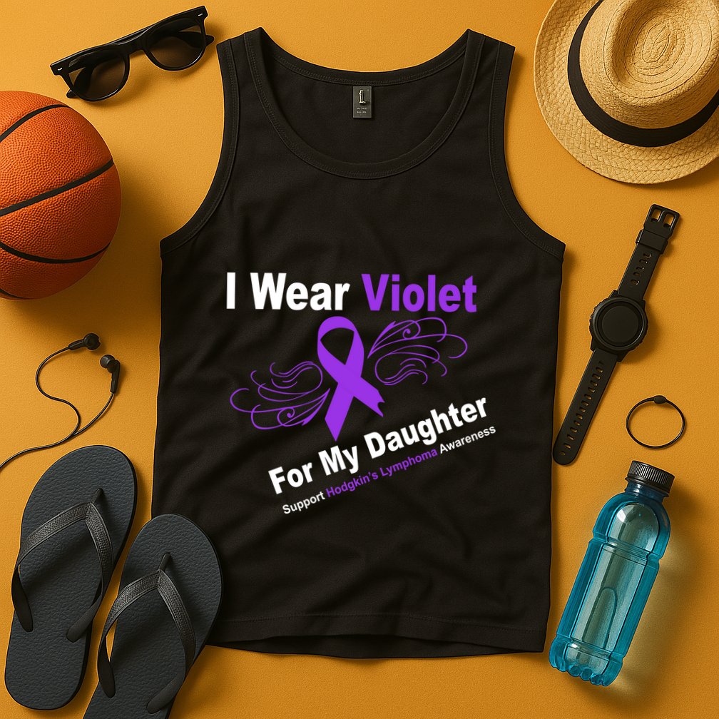 I Wear Violet For My Daughter Tank Top