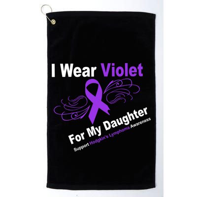 I Wear Violet For My Daughter Golf Towel