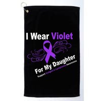 I Wear Violet For My Daughter Golf Towel