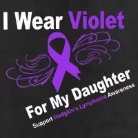 I Wear Violet For My Daughter Golf Towel