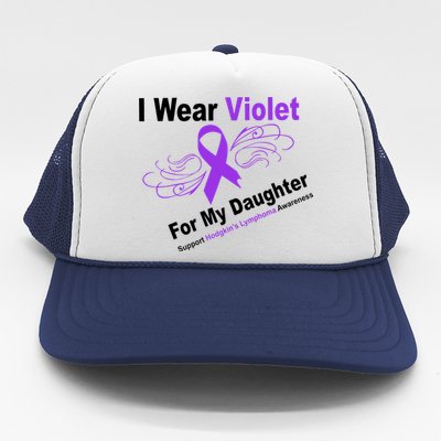 I Wear Violet For My Daughter Trucker Hat