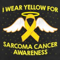 I Wear Yellow For Sarcoma Awareness  Adult Drive Performance Visor