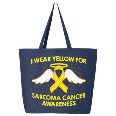 I Wear Yellow For Sarcoma Awareness  25L Jumbo Tote