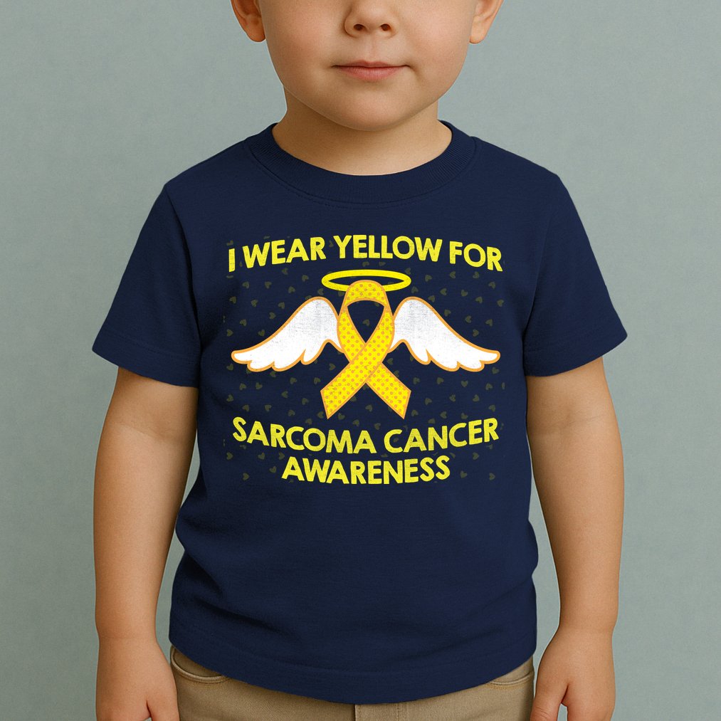 I Wear Yellow For Sarcoma Awareness  Toddler T-Shirt
