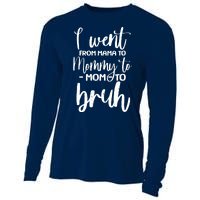 I Went From Mama To Bruh Funny Mother's Day Cooling Performance Long Sleeve Crew