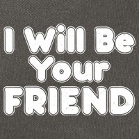 I Will Be Your Friend Cotton Canvas Backpack