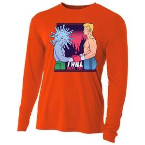 I Will Break You Boxing Virus Cooling Performance Long Sleeve Crew