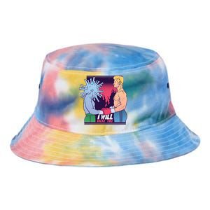 I Will Break You Boxing Virus Tie Dye Newport Bucket Hat