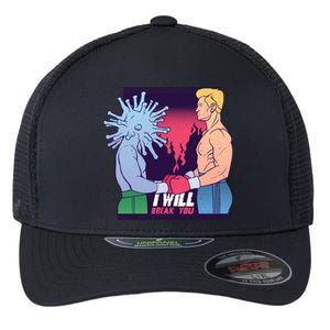 I Will Break You Boxing Virus Flexfit Unipanel Trucker Cap