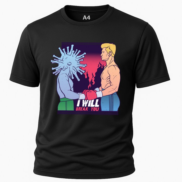 I Will Break You Boxing Virus Cooling Performance Crew T-Shirt
