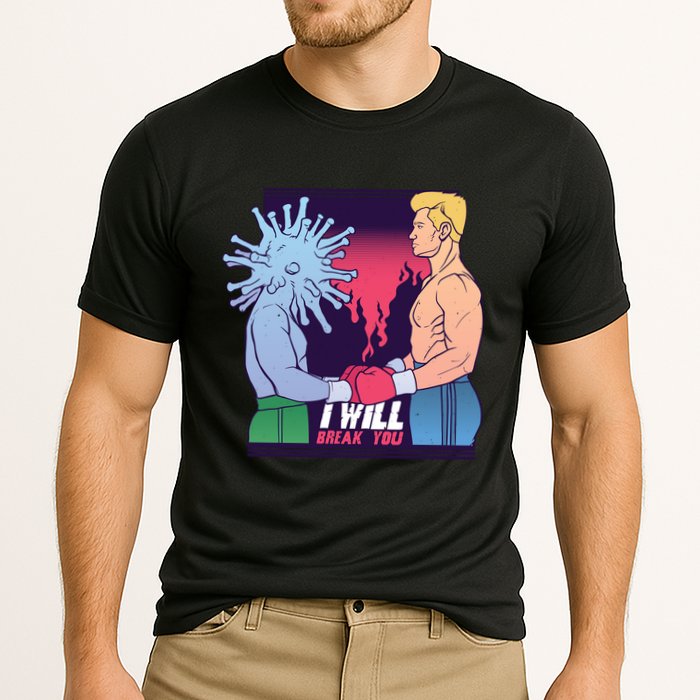I Will Break You Boxing Virus Cooling Performance Crew T-Shirt