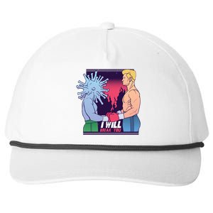 I Will Break You Boxing Virus Snapback Five-Panel Rope Hat