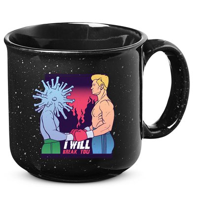 I Will Break You Boxing Virus 15oz Campfire Ceramic Mug