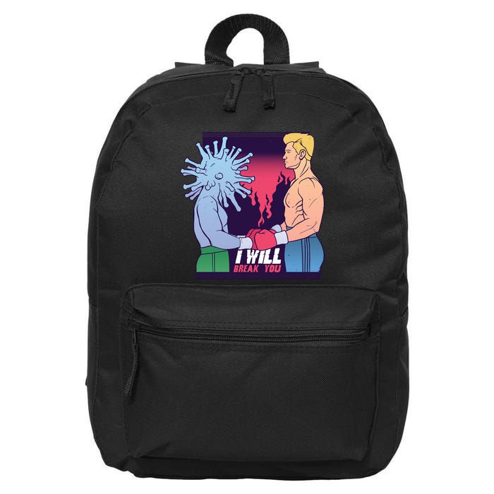 I Will Break You Boxing Virus 16 in Basic Backpack