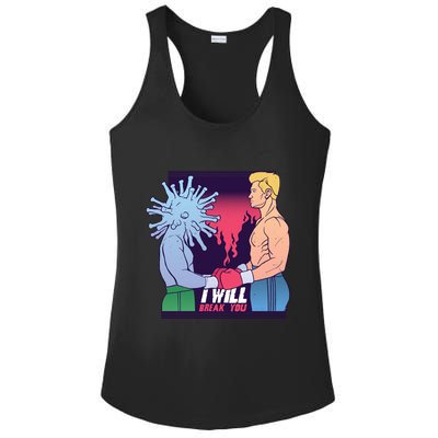 I Will Break You Boxing Virus Ladies PosiCharge Competitor Racerback Tank