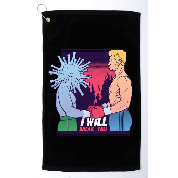 I Will Break You Boxing Virus Golf Towel