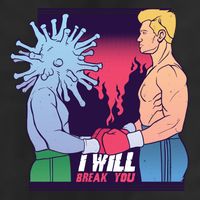 I Will Break You Boxing Virus Golf Towel