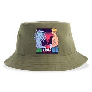 I Will Break You Boxing Virus Sustainable Bucket Hat