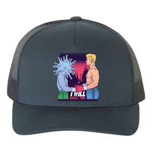 I Will Break You Boxing Virus Yupoong Adult 5-Panel Trucker Hat