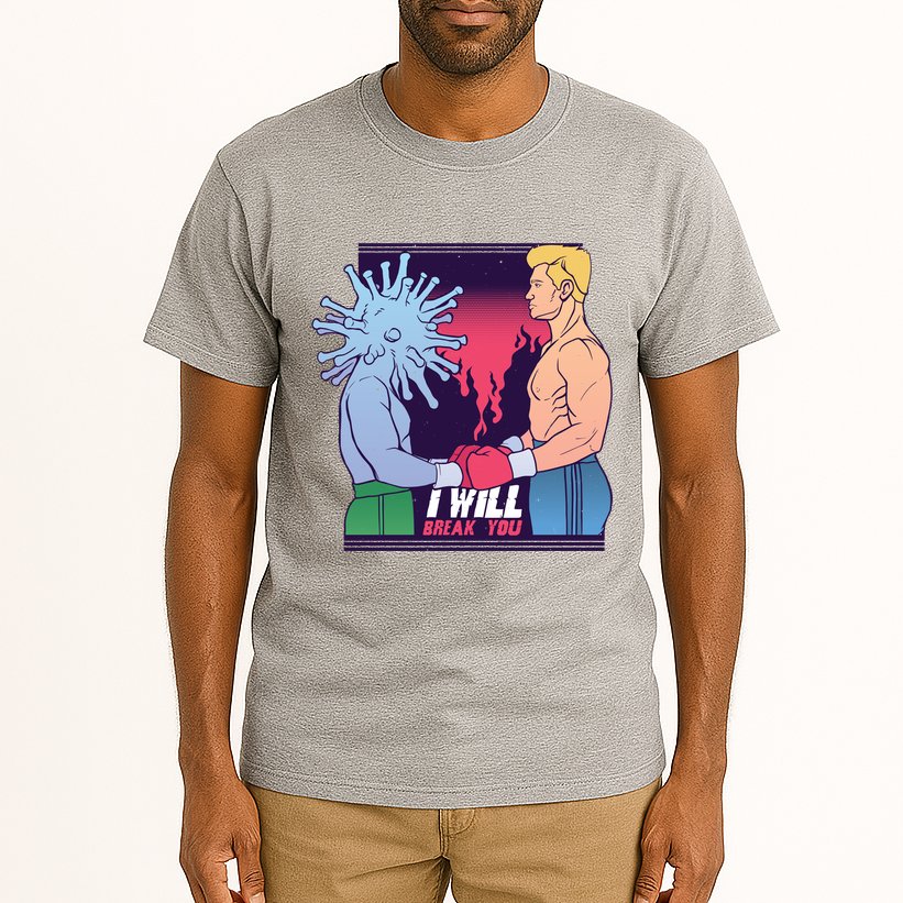 I Will Break You Boxing Virus Tall T-Shirt