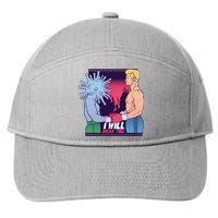 I Will Break You Boxing Virus 7-Panel Snapback Hat