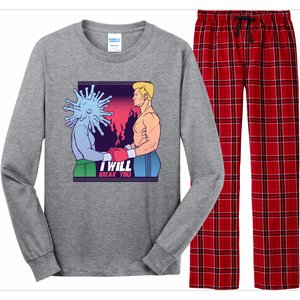 I Will Break You Boxing Virus Long Sleeve Pajama Set