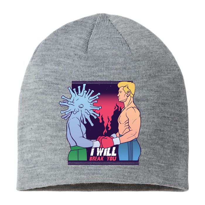 I Will Break You Boxing Virus Sustainable Beanie