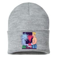 I Will Break You Boxing Virus Sustainable Knit Beanie