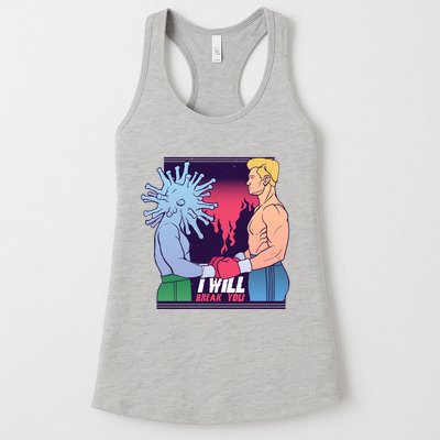 I Will Break You Boxing Virus Womens Tank Top