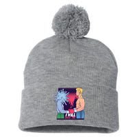 I Will Break You Boxing Virus Pom Pom 12in Knit Beanie