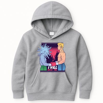 I Will Break You Boxing Virus Kids Hoodie