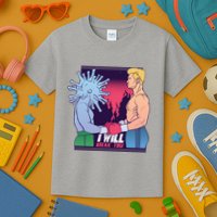 I Will Break You Boxing Virus Kids T-Shirt