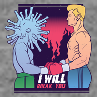 I Will Break You Boxing Virus Kids T-Shirt