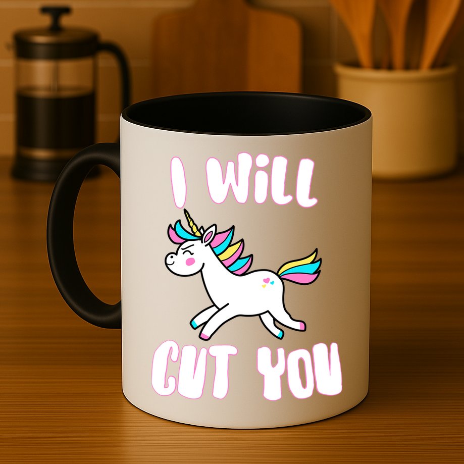 I Will Cut You Stabby Unicorn Mug