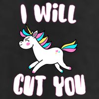 I Will Cut You Stabby Unicorn 25L Jumbo Tote