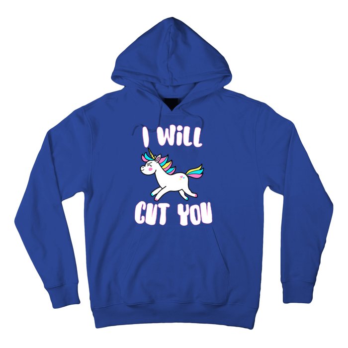 I Will Cut You Stabby Unicorn Hoodie