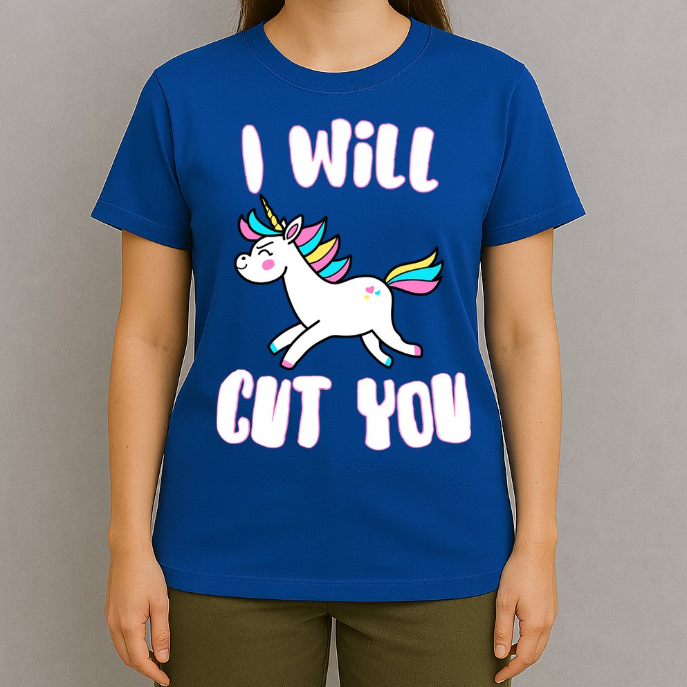 I Will Cut You Stabby Unicorn T-Shirt