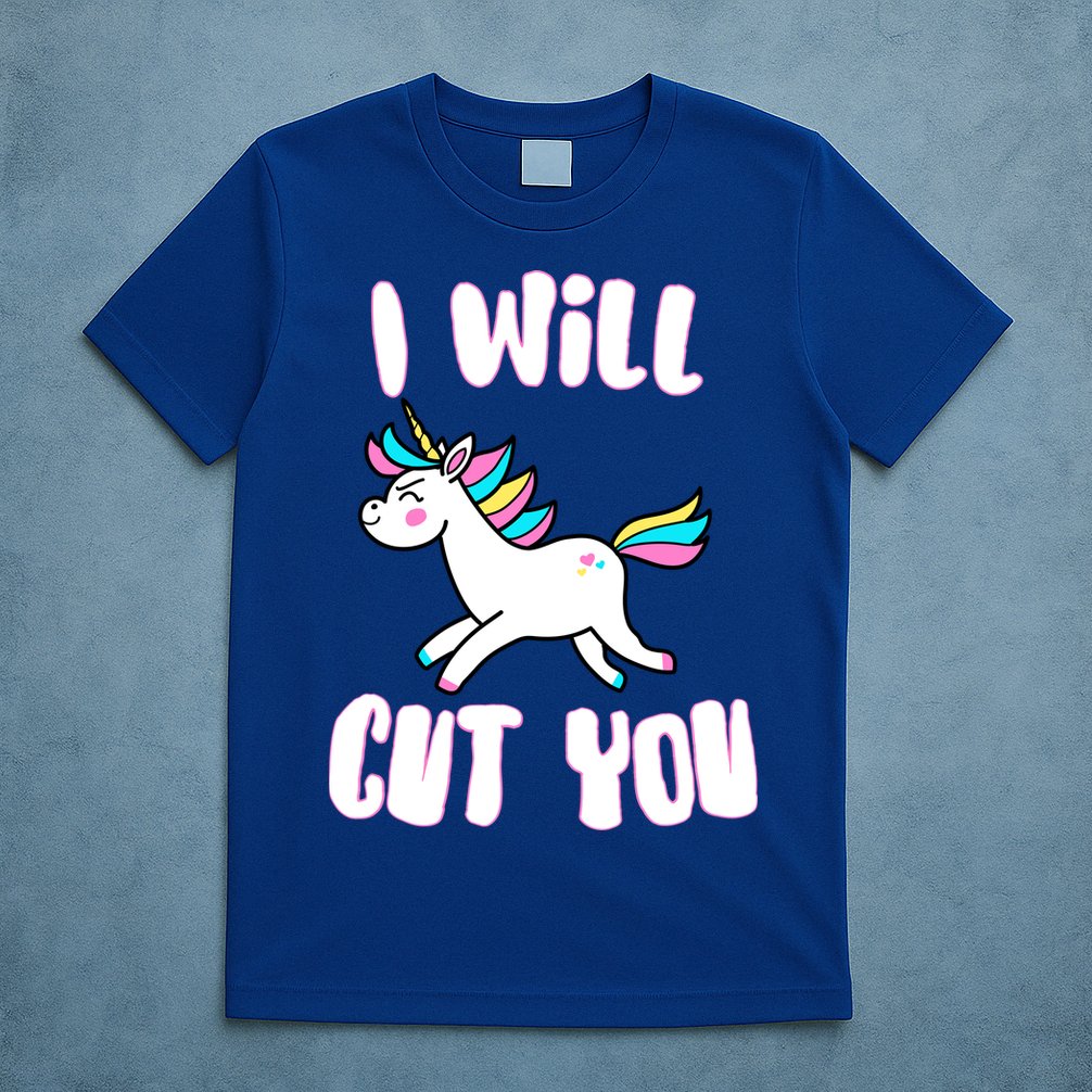 I Will Cut You Stabby Unicorn T-Shirt