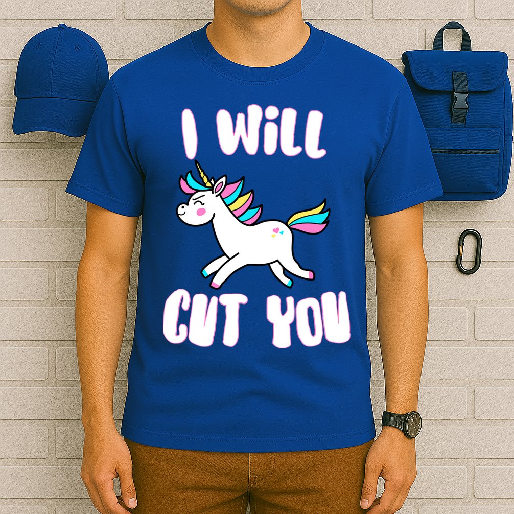 I Will Cut You Stabby Unicorn T-Shirt