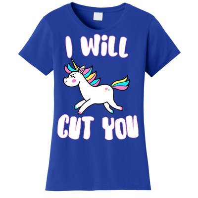 I Will Cut You Stabby Unicorn Women's T-Shirt