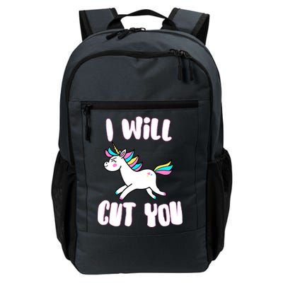 I Will Cut You Stabby Unicorn Daily Commute Backpack