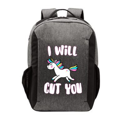 I Will Cut You Stabby Unicorn Vector Backpack