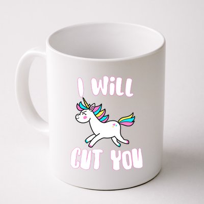 I Will Cut You Stabby Unicorn Coffee Mug