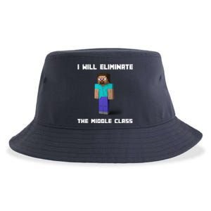 I Will Eliminate The Middle Class Sustainable Bucket Hat