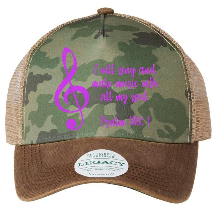 I Will Sing And Make Music With All My Soul Legacy Tie Dye Trucker Hat
