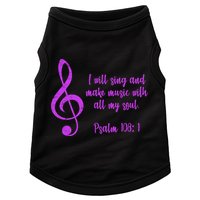 I Will Sing And Make Music With All My Soul Doggie Tank