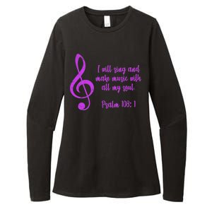 I Will Sing And Make Music With All My Soul Womens CVC Long Sleeve Shirt