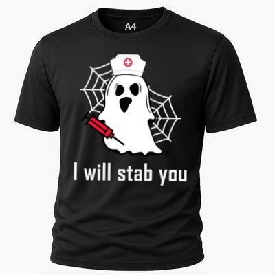 I Will Stab You Ghost Nurse Performance Shirt