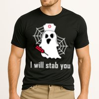 I Will Stab You Ghost Nurse Cooling Performance Crew T-Shirt